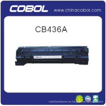 BK cartucho de tóner de impresora láser CB436A para HP M1120 / M1120n / M1522NF / M1522n / 1505 / 1505n / 1319